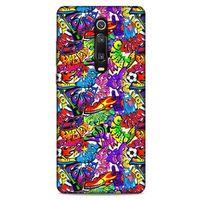 Graffitix (25) Desenli Silikon Kapak Xiaomi Mi 9T Pro Kılıf