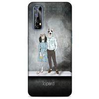 Huawei P Smart 2021 Kılıf FunnyMaX (46) Core Armor Kılıf Antrasit Köpek