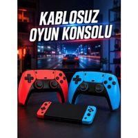Kablosuz Oyun Konsolu Hdmı Çıkışlı Çift Kontrolcülü Retro Oyun Seti