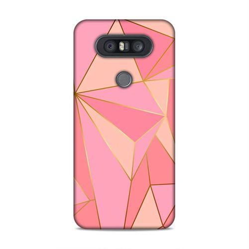 LG Q60 Kılıf Elmas Pembe Arka Kapak Silikon Koruma Full Koruyucu
