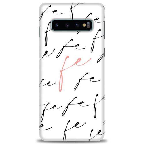 Samsung Galaxy S10 Kılıf HD Baskılı Kılıf - Fe + Tam Ekran Koruyucu