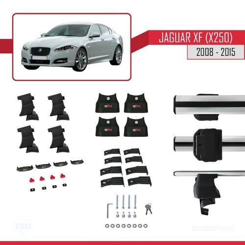 Jaguar XF (X250) 2008-2015 Arası ile uyumlu ACE-4 Ara Atkı Tavan Barı GRİ