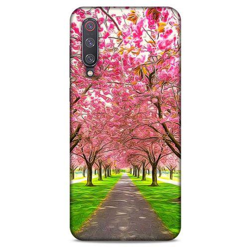 Lopard Xiaomi Mi 9 Uyumlu Kılıf Bahar (42) Rugged Armor Kılıf Pembe Ağaç