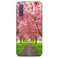 Lopard Xiaomi Mi 9 Uyumlu Kılıf Bahar (42) Rugged Armor Kılıf Pembe Ağaç