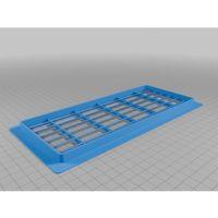 Havalandırma Izgarası – 3D Baskı Yapı Aksesuarı (Bu ürün Sadece Plastik parçadır - Almadan Önce Soru Sorabilirsiniz)
