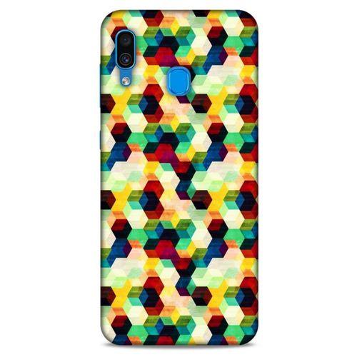 Geometrix 57 Samsung Galaxy A30 Kılıf Silikon Kapak