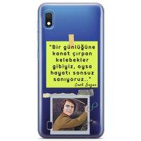 Samsung Galaxy A10 Kılıf Caps Carl Sagan Arka Kapak Koruma Desenli Full Koruyucu