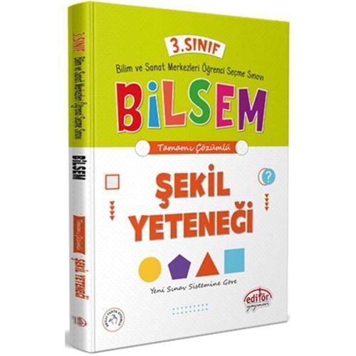 3. Sınıf Bilsem Hazırlık Şekil Yeteneği Editör Yayınları