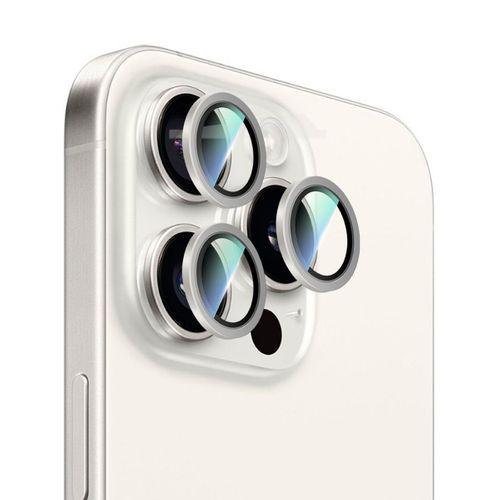 Apple iPhone 16 Pro CaseWorld Alloy Serisi Oleofobik Anti Reflective Kamera Lens Koruyucu