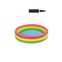 Unisex Çocuk Renkli 3 Boğumlu Bebek Havuzu (61x22)