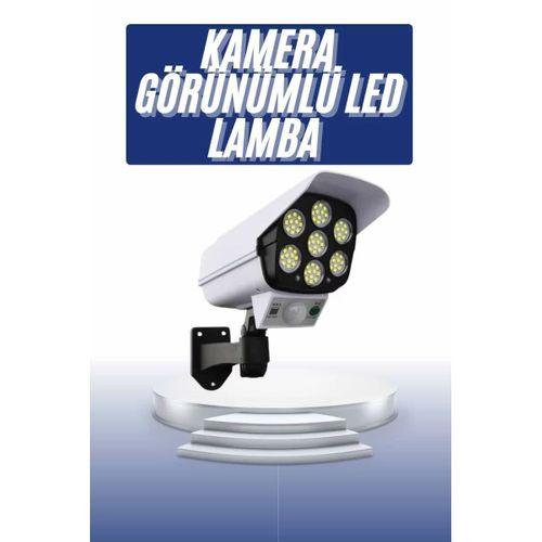 Solar Bahçe Lambası Uzaktan Kumandalı Kamera Görünümlü Hareket Sensörlü