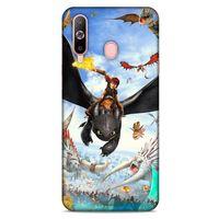 Samsung Galaxy A60 Kılıf Dragons (32) Soft Silikon Kılıf Ejderhanı Nasıl Eğitirsin