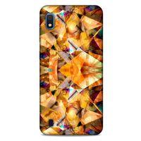 Samsung Galaxy A10 Kılıf Pastel Renkler (23) Ultra Koruma Kılıfı Turuncu