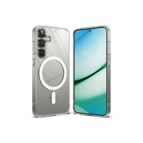 Samsung S24 FE Magsafe Sert Şeffaf Telefon Kılıfı