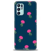 Oppo Reno 6 Kılıf HD Baskılı Kılıf - Ahtapotlar + Tam Ekran Koruyucu
