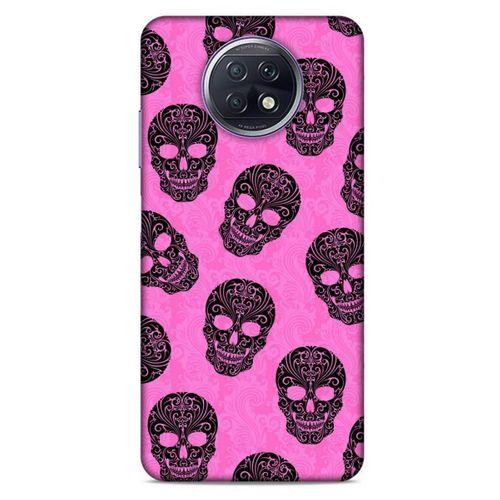 Xiaomi Redmi Note 9T Uyumlu Kılıf Pembe Delisi (39) Liquid Crystal Kılıf Kurukafa