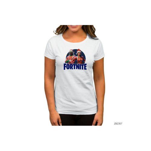 Fortnite X-mas Skin Logo  Beyaz Kadın Tişört