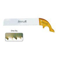 Abaylar Orta Diş El Testere 12 No - Ahşap Sap