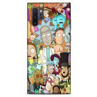 Samsung Galaxy Note 10 Plus Uyumlu Kılıf Rick And Morty (35) Fit Design Kılıf Cop Rick