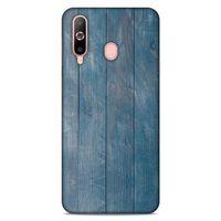 Lopard Samsung Galaxy A60 Uyumlu Kılıf Wood'X (3) Kapak Baskılı