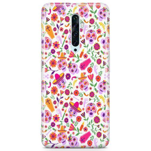 Oppo Reno2 Z 2019 Kılıf Cadılar Bayramı Arka Kapak Koruma Desenli Full Koruyucu