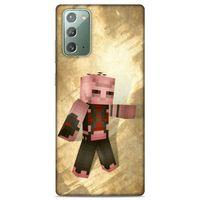 Lopard Samsung Galaxy Note 20 Uyumlu Kılıf PiXel (40) Fit Silikon Kılıf Saint Row