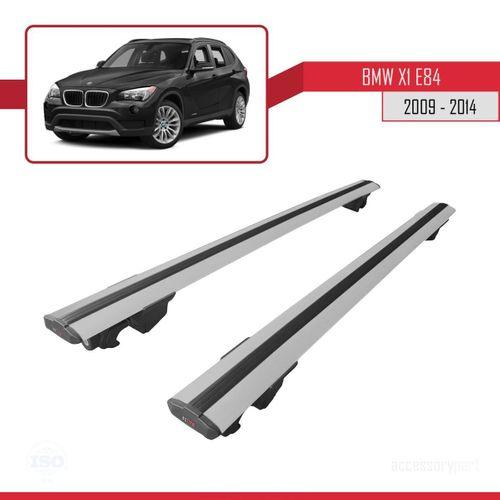 Bmw X1 (E84) 2009-2014 ve Arası ile uyumlu HOOK Model Anahtar Kilitli Ara Atkı Tavan Barı GRİ