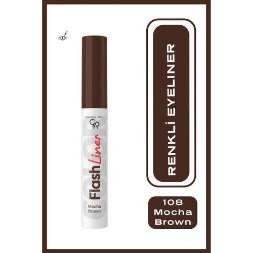 Golden Rose Luxury Flash Liner Colered Eyeliner NO:108 Mocha Brown - Renkli Eyeliner - 8691190535186 1 Adet