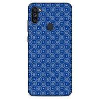 Samsung Galaxy M11 Uyumlu Kılıf Mavi Delisi (39) Liquid Crystal Kılıf Yerel