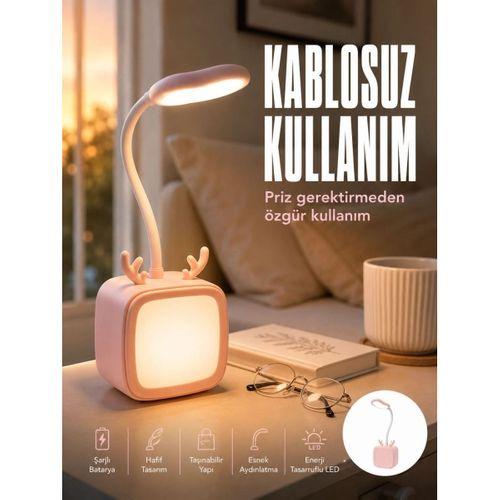 Ayarlanabilir Led Masa Lambası Şarjlı Modern Aydınlatma