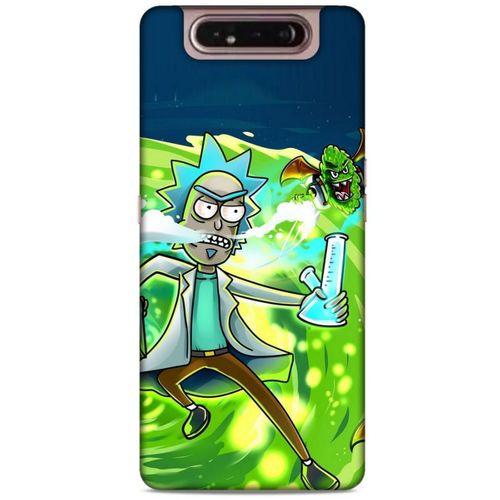 Samsung Galaxy A80 Uyumlu Kılıf Rick And Morty (19) Kılıfları Ethan
