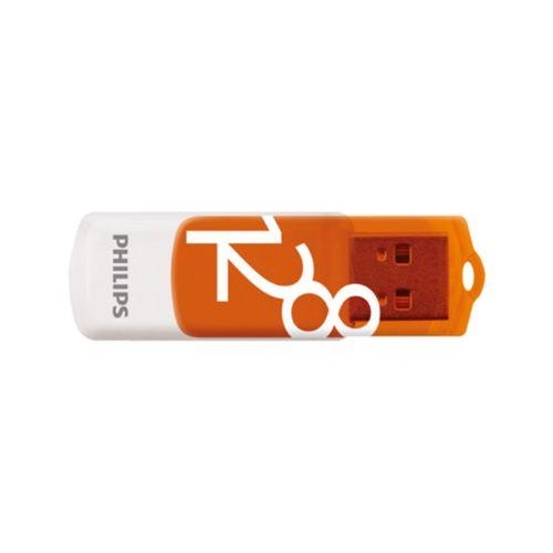 PHILIPS FM12FD05B, 128GB, USB 2.0, Vivid, Turuncu, Flash Disk