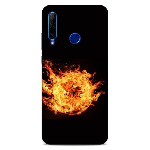 Lopard Huawei Honor 20 Lite Uyumlu Kılıf FireX (31) TPU Kılıf Fireball