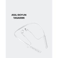Uzun Pil Ömürlü Kablosuz Kulaklık – Boyun Askılı, 100 Saat Kullanım