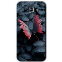 Galaxy A8 2016 Kılıf HD Desen Baskılı Arka Kapak - Dark Butterfly