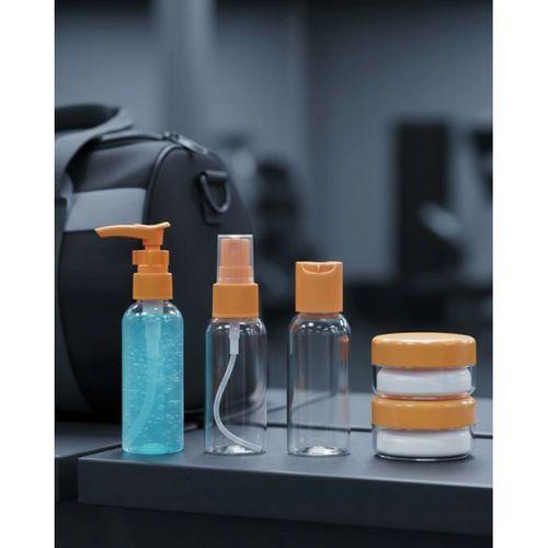 Kompakt 5’li Seyahat Kozmetik Şişe Seti Sızdırmaz