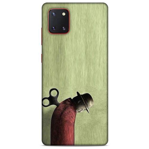 Samsung Galaxy Note 10 Lite Kılıf Depresyon (48) Bumper Kılıf Kahve Yeşil