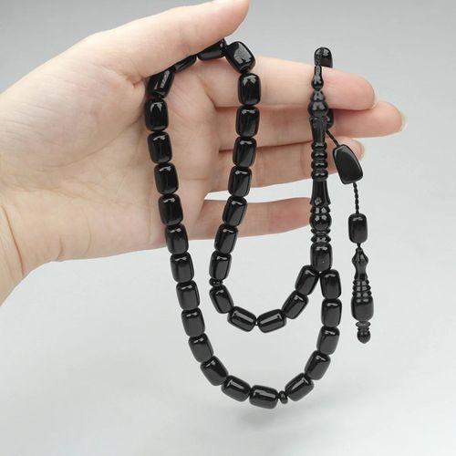 Yaprak Motif Halka Nakkaş Oyma İmameli Tespih