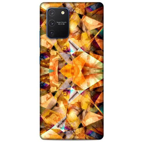 Samsung Galaxy S10 Lite Kılıf Pastel Renkler (23) Ultra Koruma Kılıfı Turuncu