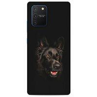 Samsung Galaxy S10 Lite Kılıf Almanya (33) Hybrid Kılıf Black German Shepherd