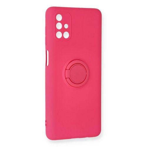 Newface Samsung Galaxy M51 Kılıf Viktor Yüzüklü Silikon - Pembe