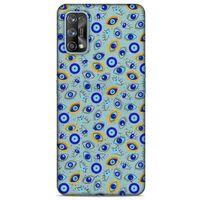 Nazarium (34) Desenli Silikon Kapak Oppo Realme 7 Pro Kılıf