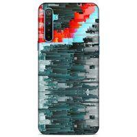 Lopard Oppo Realme 6i Uyumlu Kılıf PiXel (19) Kılıfları Gri Yeşil
