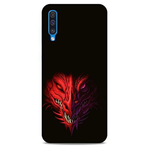 Samsung Galaxy A50 Kılıf Dragons (16) Kalın Kılıf Kırmızı King Ejderha