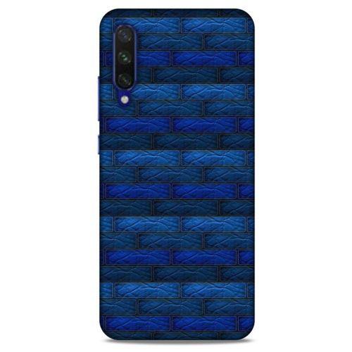Xiaomi Mi A3 Kılıf Patchwork (43) Thin Fit Kılıf Mavi Tonları
