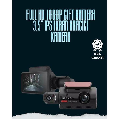 Çift Lensli Araç İçi Kamera – Park Koruma, Gece Görüş Ve Tarih Damgası