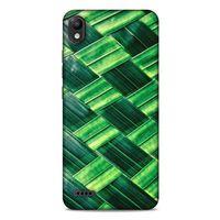 Lopard LG K20 2019 Uyumlu Kılıf Bahar (37) Silicone Cover Bambu Yaprak