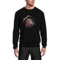 METALLICA JAMES HETFIELD METAL ROCK Baskılı Siyah Erkek Sweatshirt