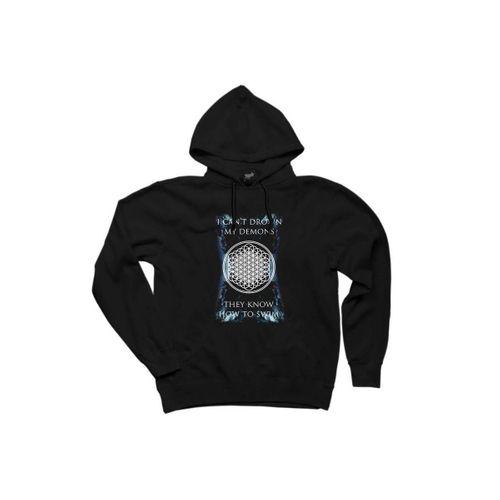 Bring Me The Horizon I Can't Drown My Demons Siyah Kapşonlu Sweatshirt Hoodie