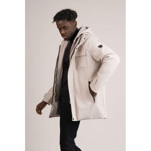 Slimfit Çıkartılabilir Kapşonlu Suya Dayanıklı Konforlu Termal Mont